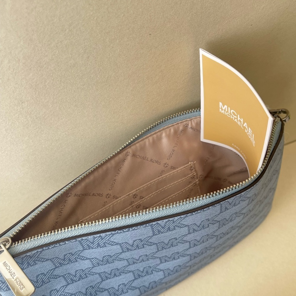 (new+tag) Michael Kors jet set large wristlet clutch plus detachable card case - Picture 12 of 12